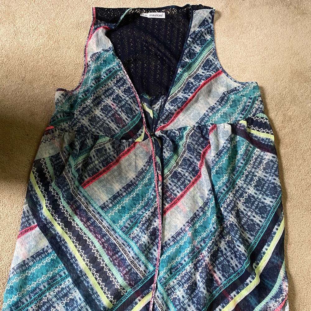 Maurice’s Size 0/1 Light Tank Cover Up